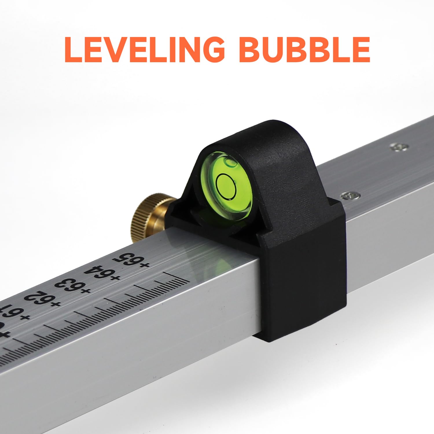 Quick adjustments without removing the receiver save time on leveling tasks.