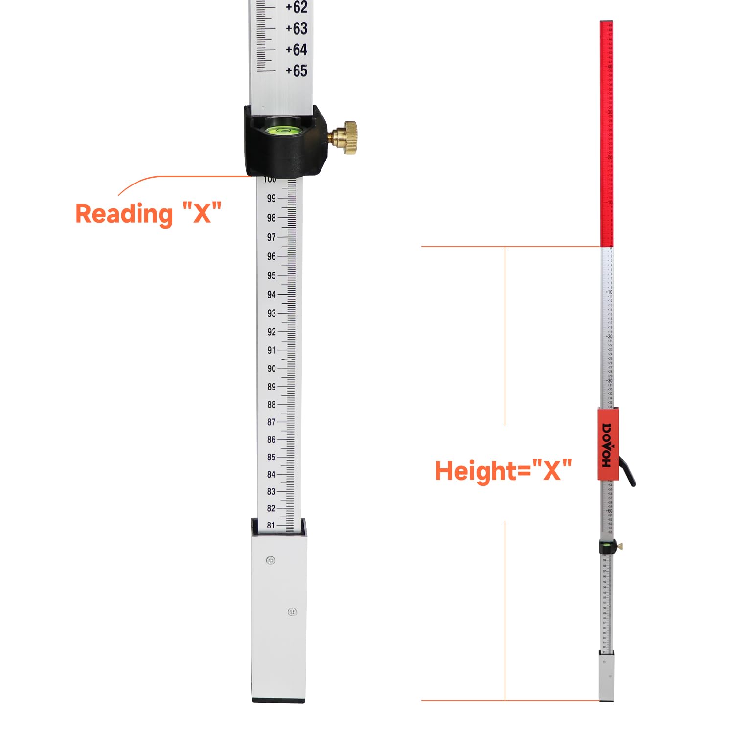 DOVOH DP2400 uses weather-resistant ink for legibility on site.