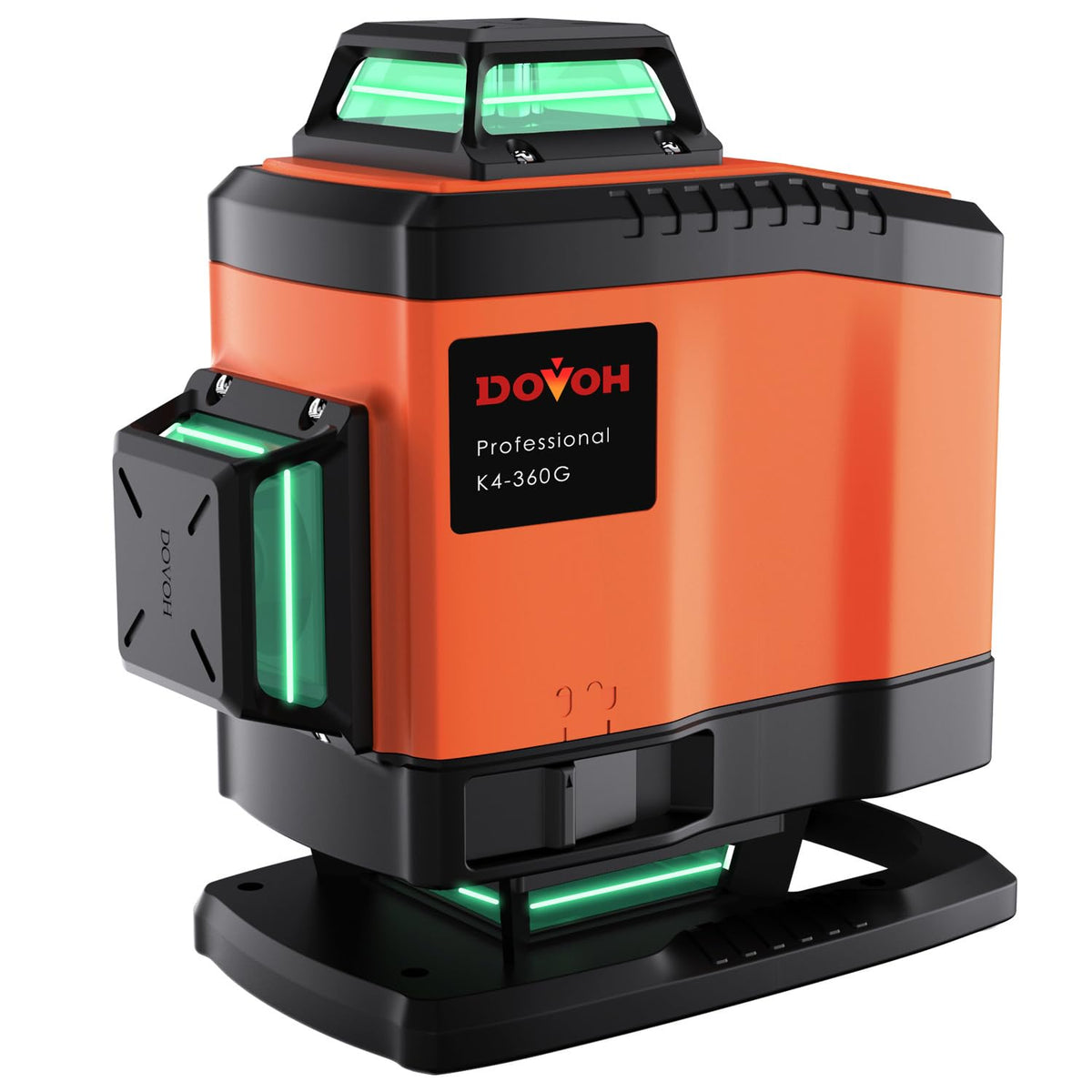 DOVOH K4-360G overmold housing enhances rugged durability for busy construction sites.