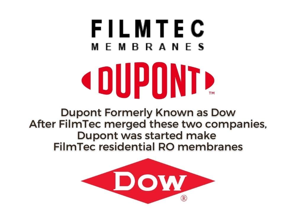 Closeup of Dow FilmTec BW60-1812-75 membrane edge seal for durability
