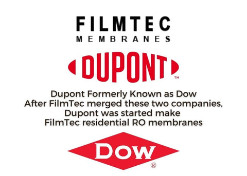 Closeup of Dow FilmTec BW60-1812-75 membrane edge seal for durability