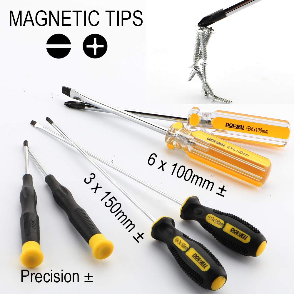 Dowell 24-piece tool set level ensures straight, professional results.