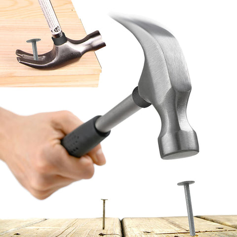 DOWELL 6-inch pliers and claw hammer ready for quick fixes.