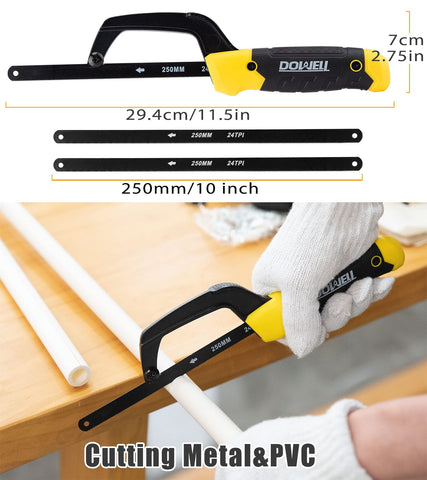 DOWELL hacksaw frame 6inch mini for precise detail work