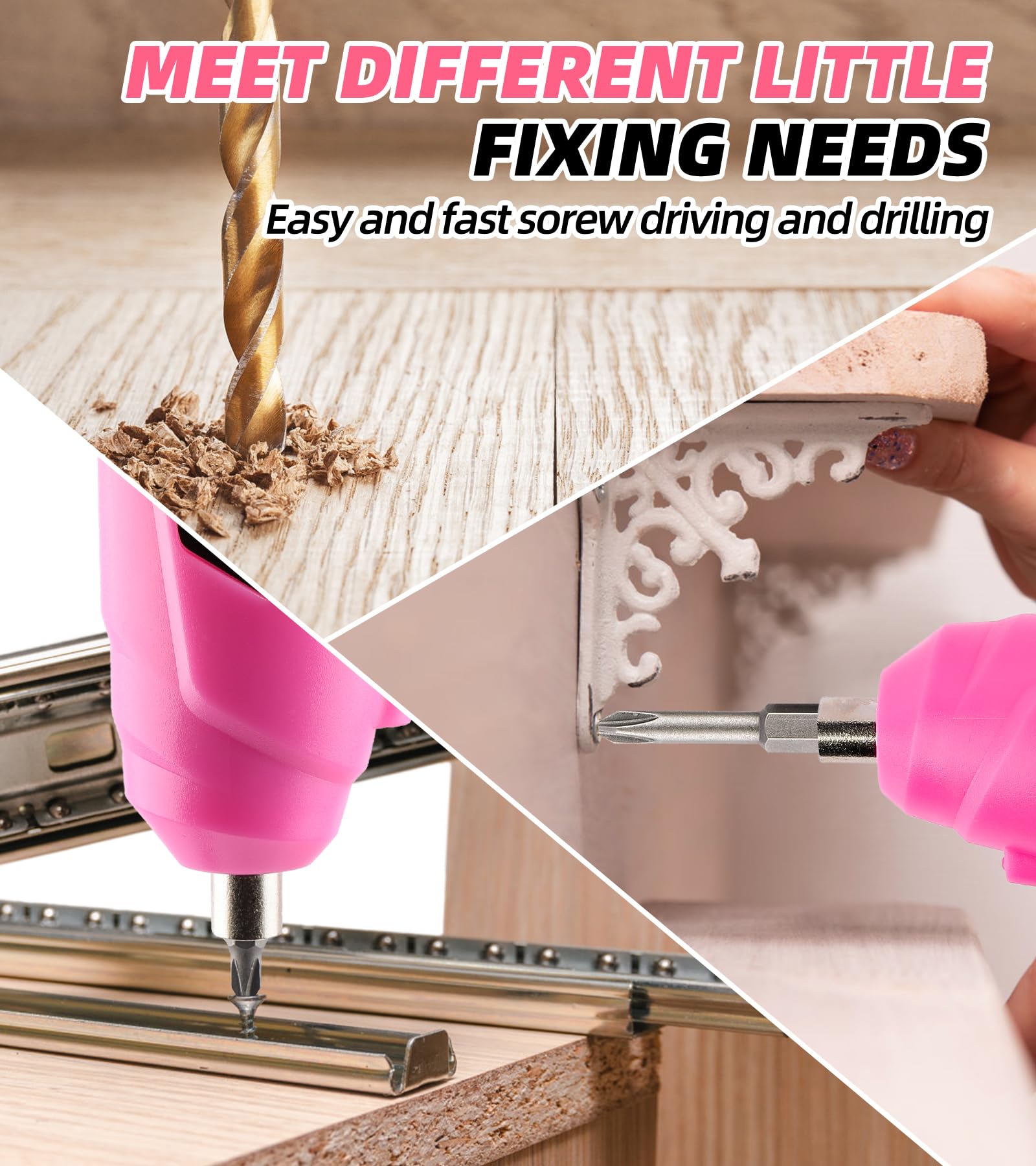 DOWELL lightweight 8.3-inch body enables easy reach in tight spaces.