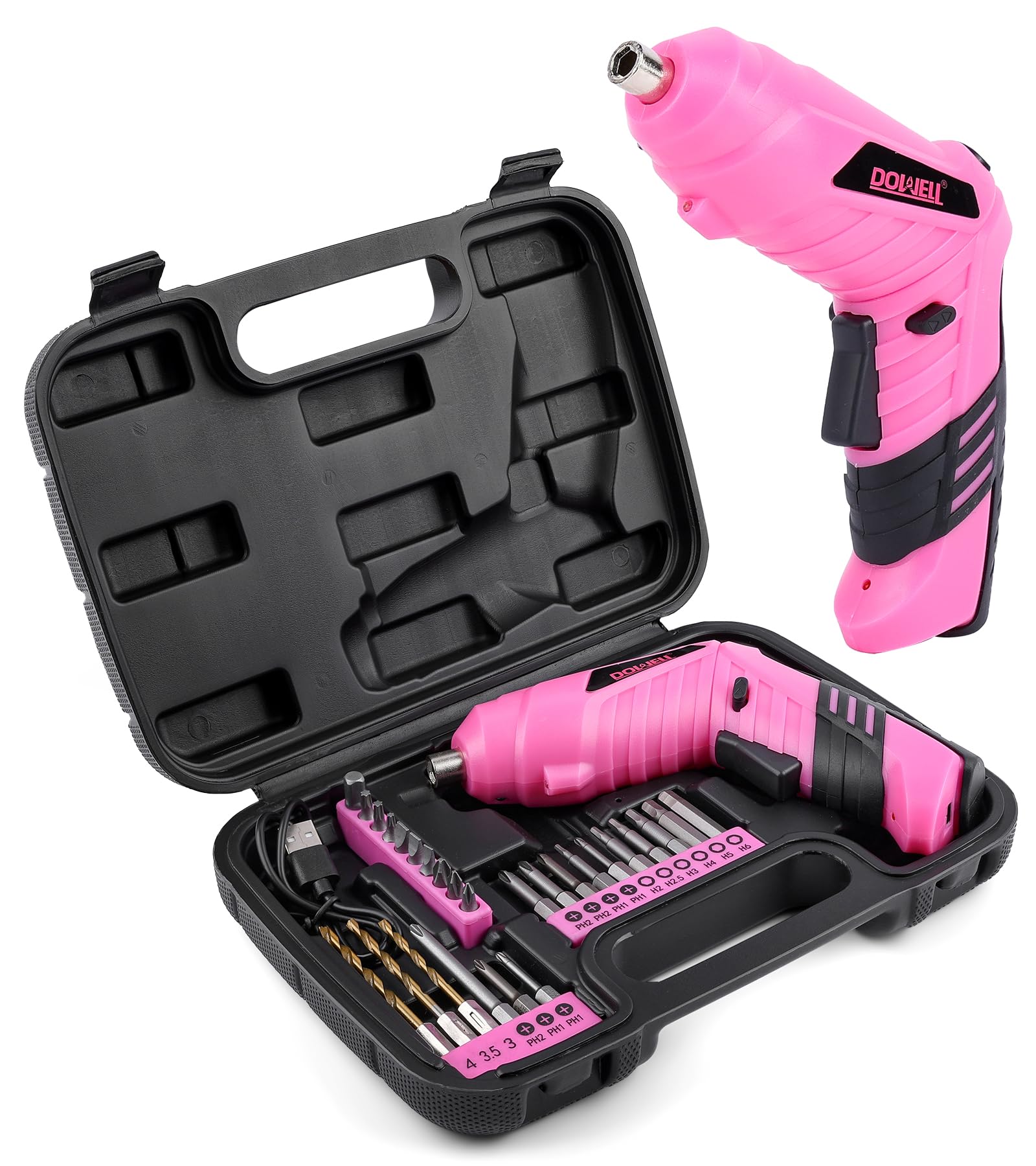 DOWELL pink gift-friendly set ideal for home repair enthusiasts.