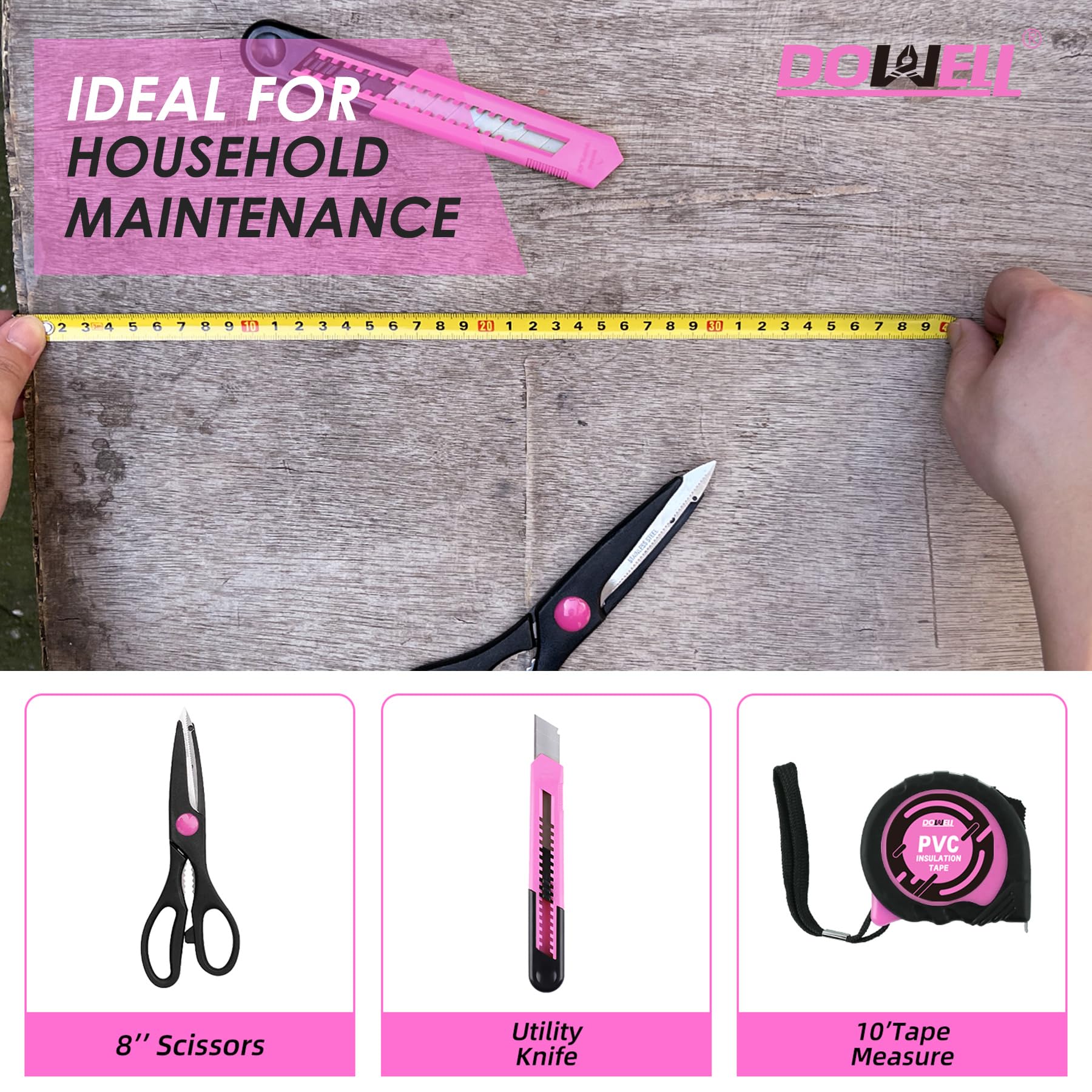 DOWELL screwdriver bits and bit driver for versatile fastening tasks
