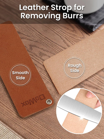 Dowox 1000 grit maintains edges with regular maintenance.