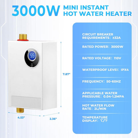 DOYXC 110V installation kit enables quick, standard connections.