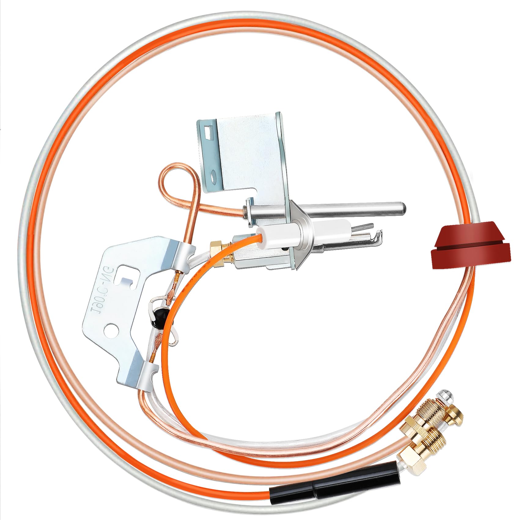 Dozont 9003542 natural gas pilot assembly with broad compatibility for common water heaters.