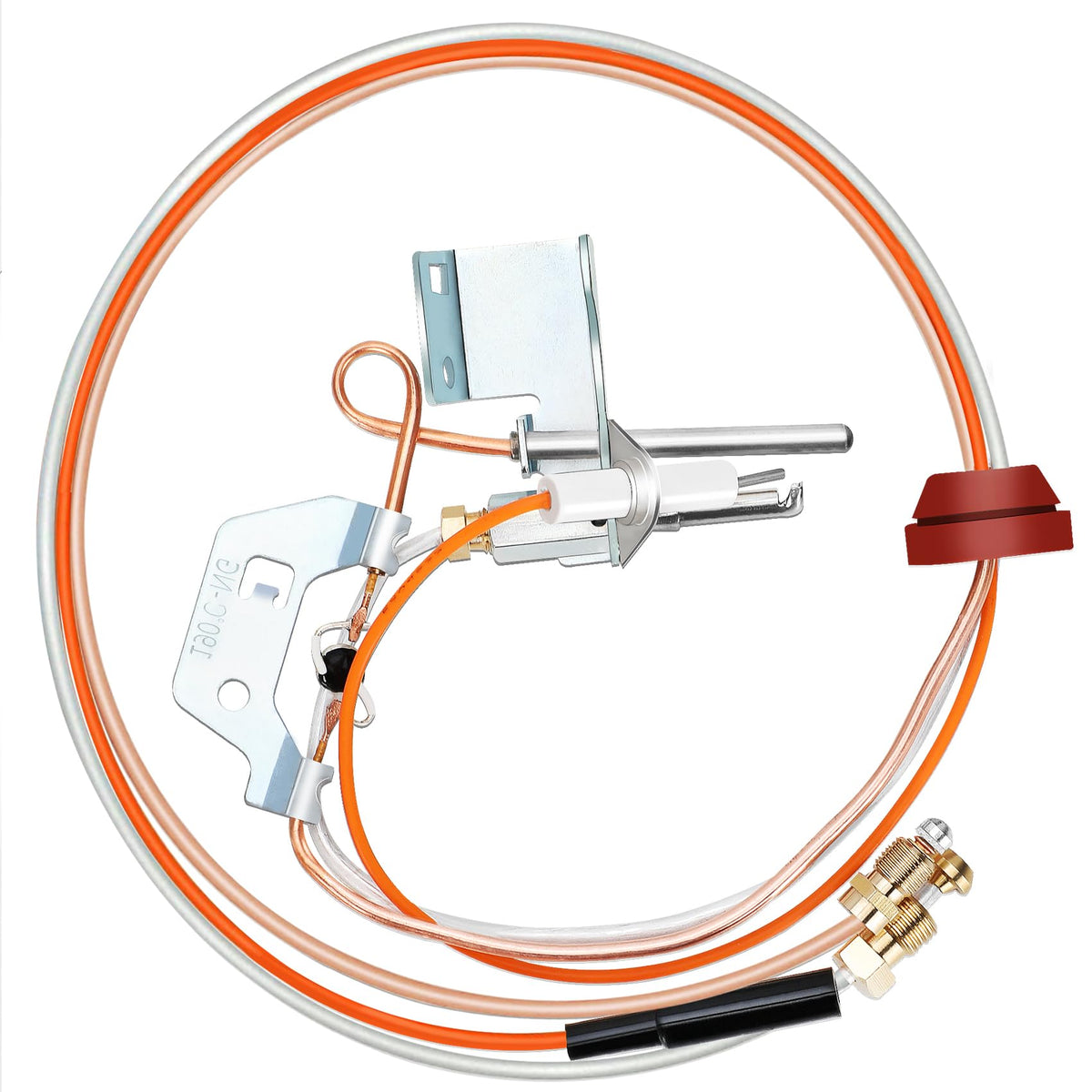 Dozont 9003542 natural gas pilot assembly with broad compatibility for common water heaters.