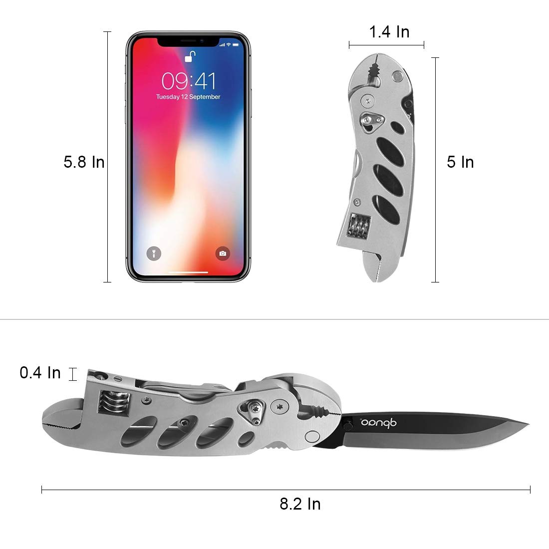 dpnao multitool wrench pliers provide grip for small tasks during outdoor adventures.