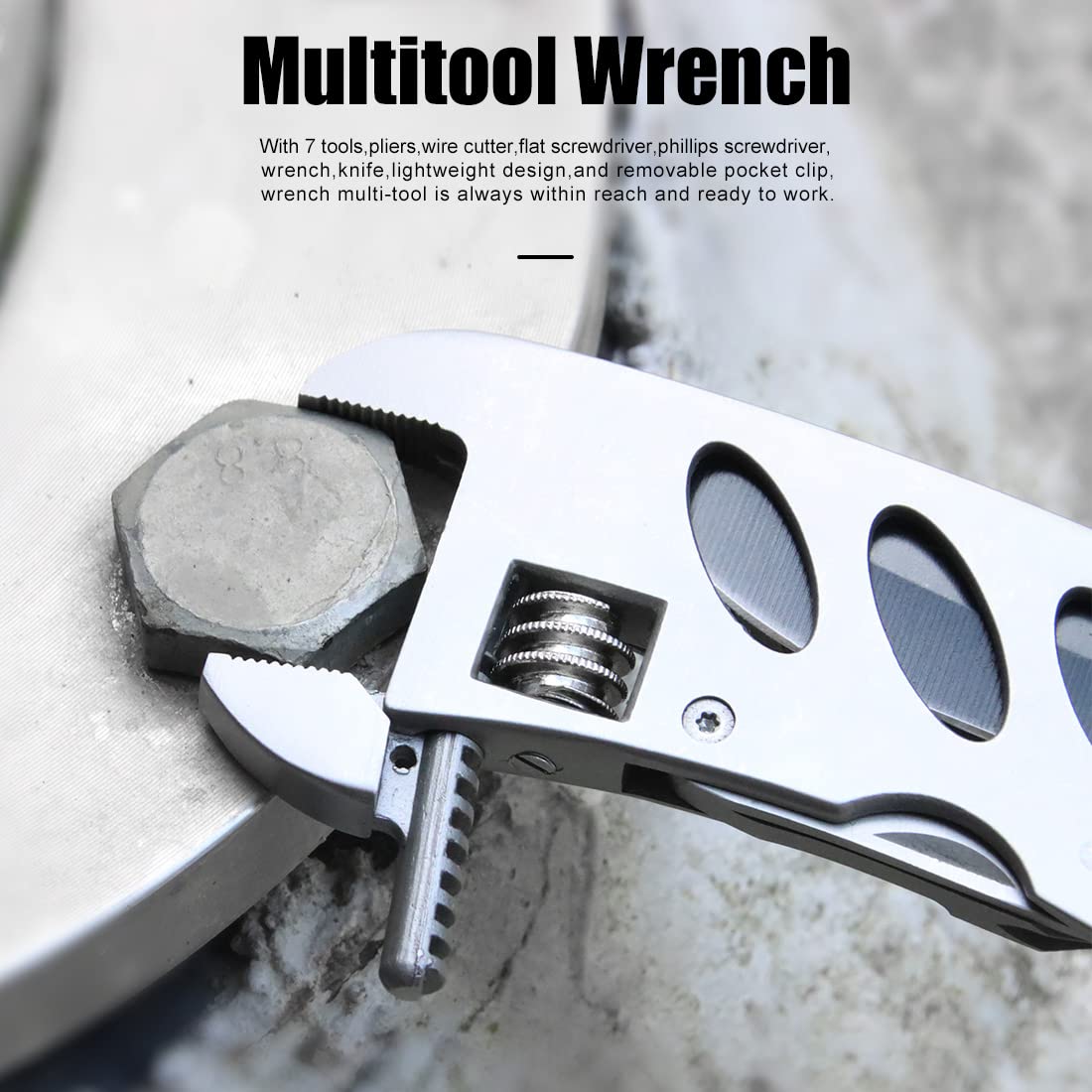 dpnao multitool wrench with wire cutter enables on-site light electrical tasks.