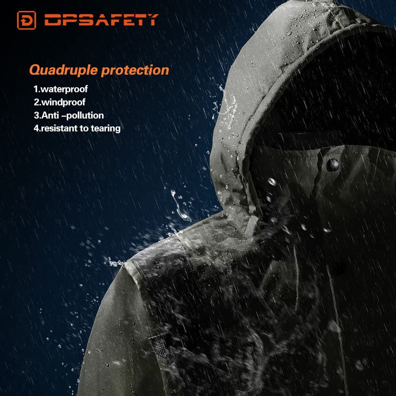 DPSAFETY pocket layout shows multiple compartments for tools and IDs.