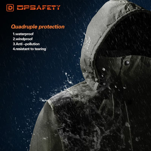 DPSAFETY pocket layout shows multiple compartments for tools and IDs.
