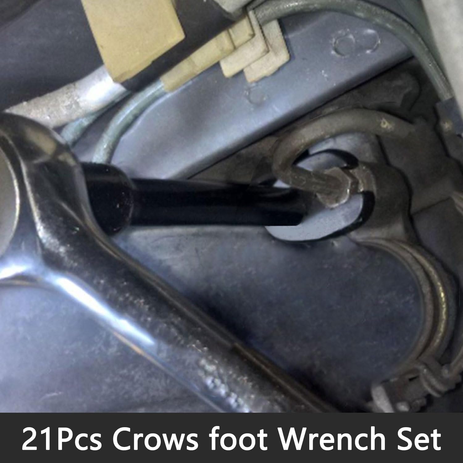 DPTOOL Crowfoot design grips nuts securely without slipping in confined spaces.