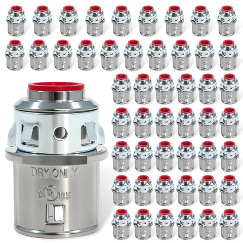 Dpwrrot 50-pack MC cable connectors offer durable, tool-free installation for quick deployment.