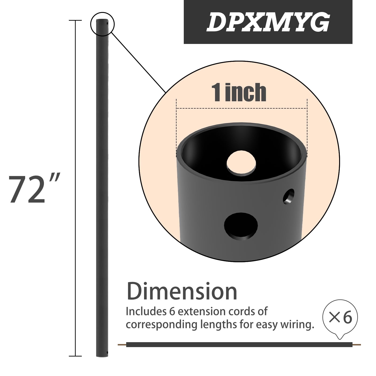 DPXMYG easy installation guide depicting step-by-step setup