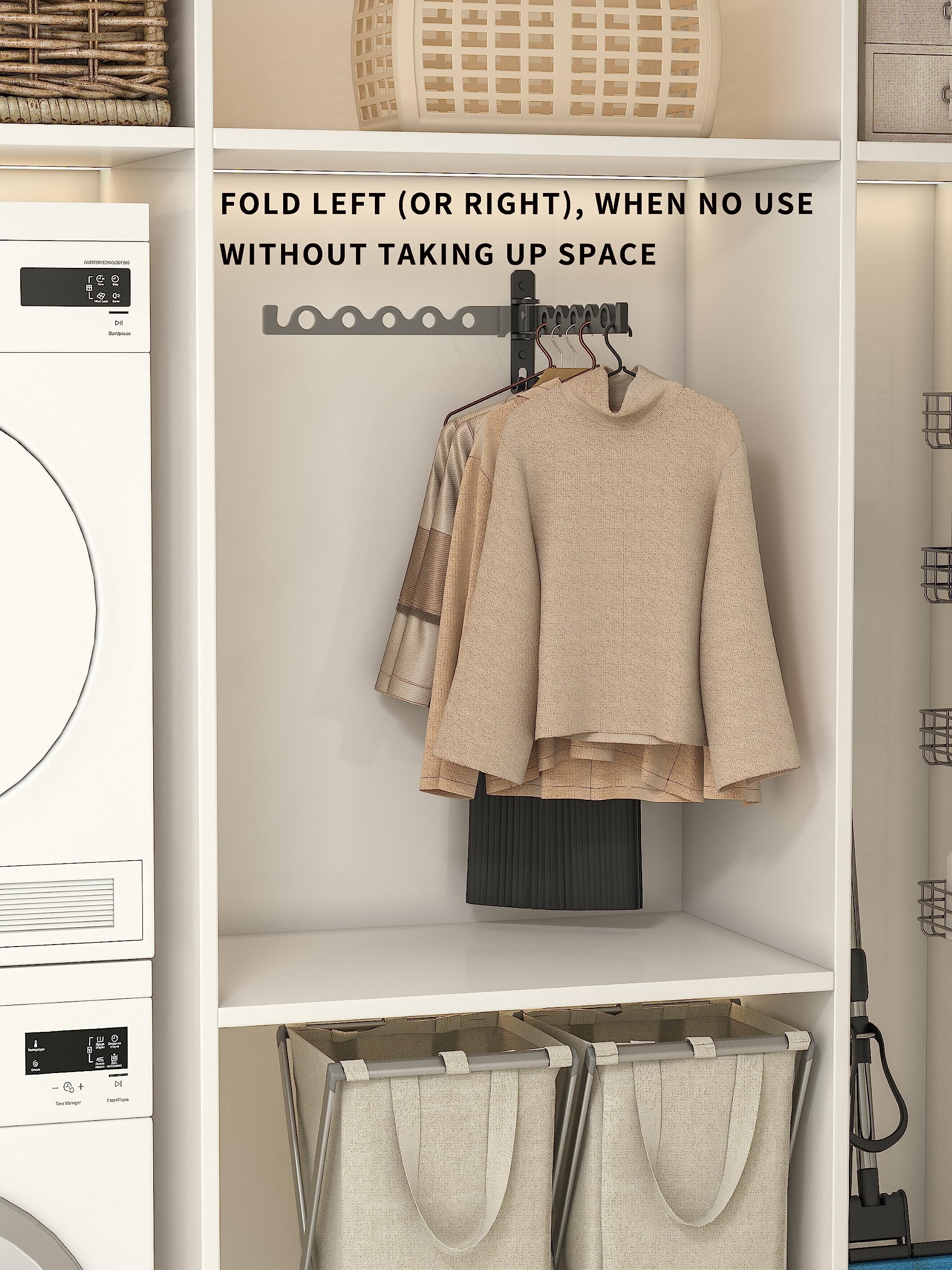 Dr.DJ wall mount saves floor space in bedrooms.