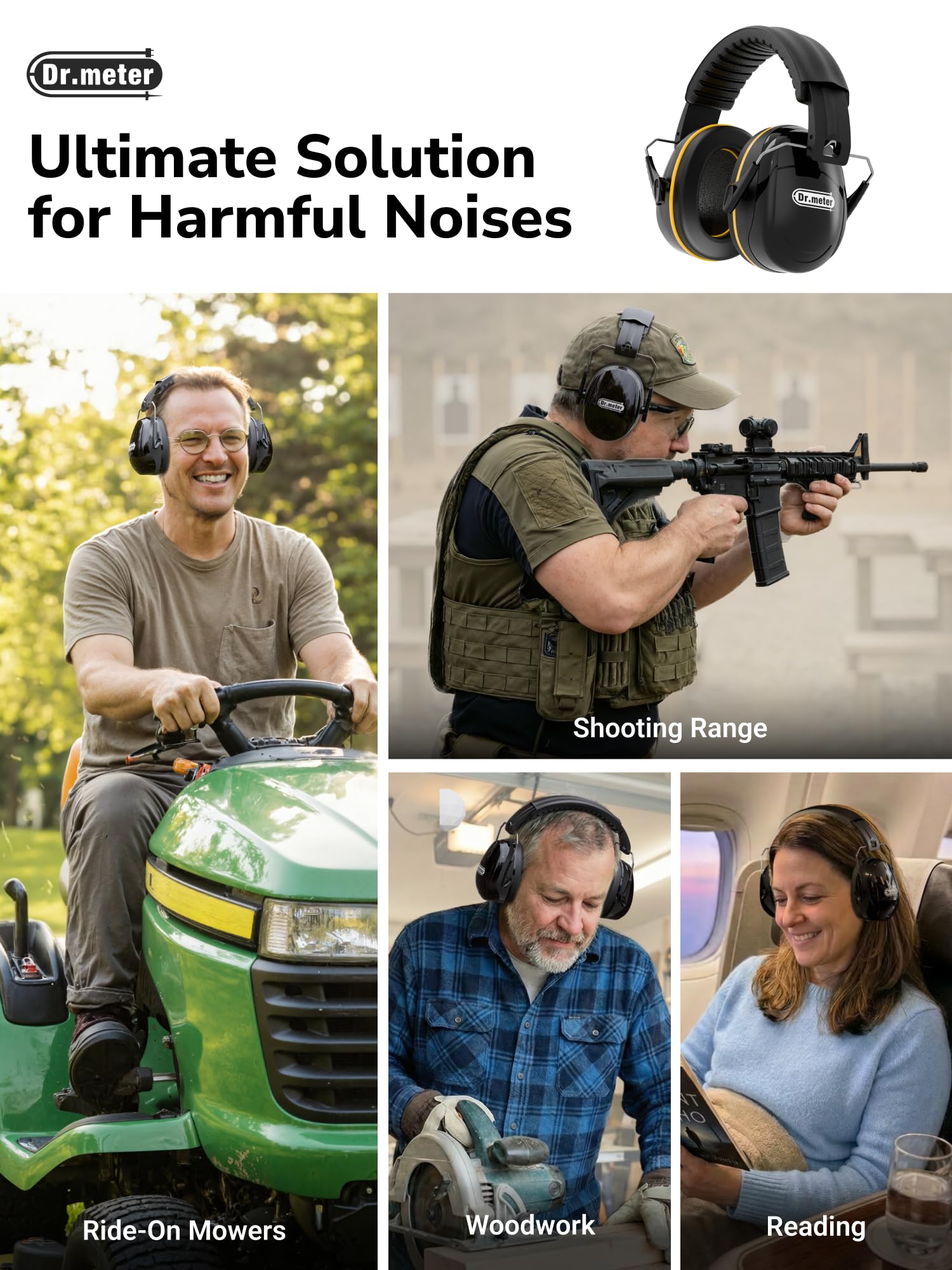 Adjustable headband fits adults and kids for versatile use.