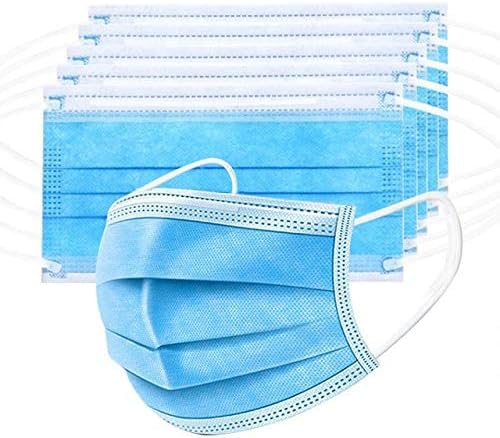 DR.MOXA 500-pack blue masks in packaging; bulk purchase for easy protection.