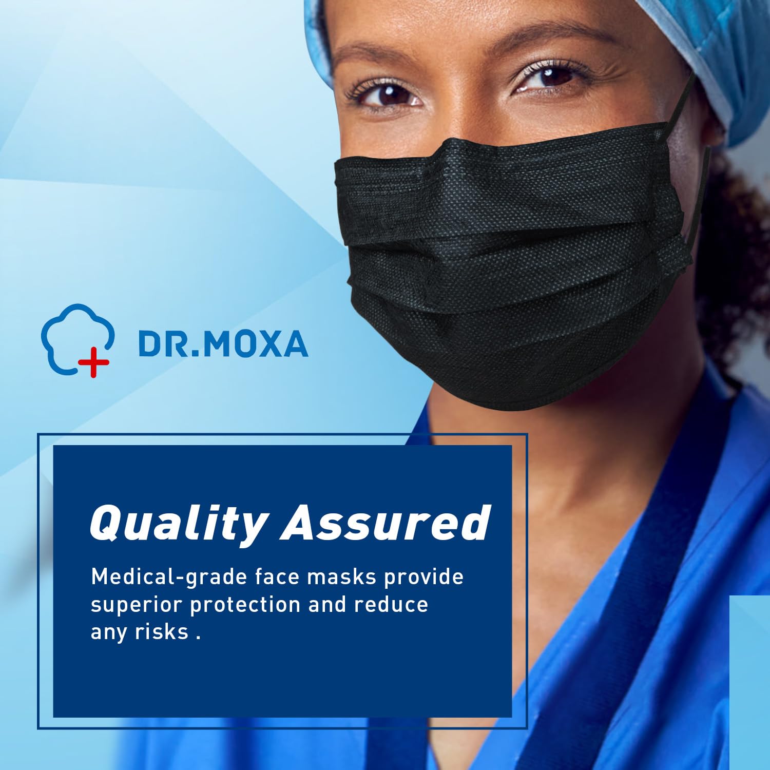 DR.MOXA travel-friendly mask in compact five-box bundle.
