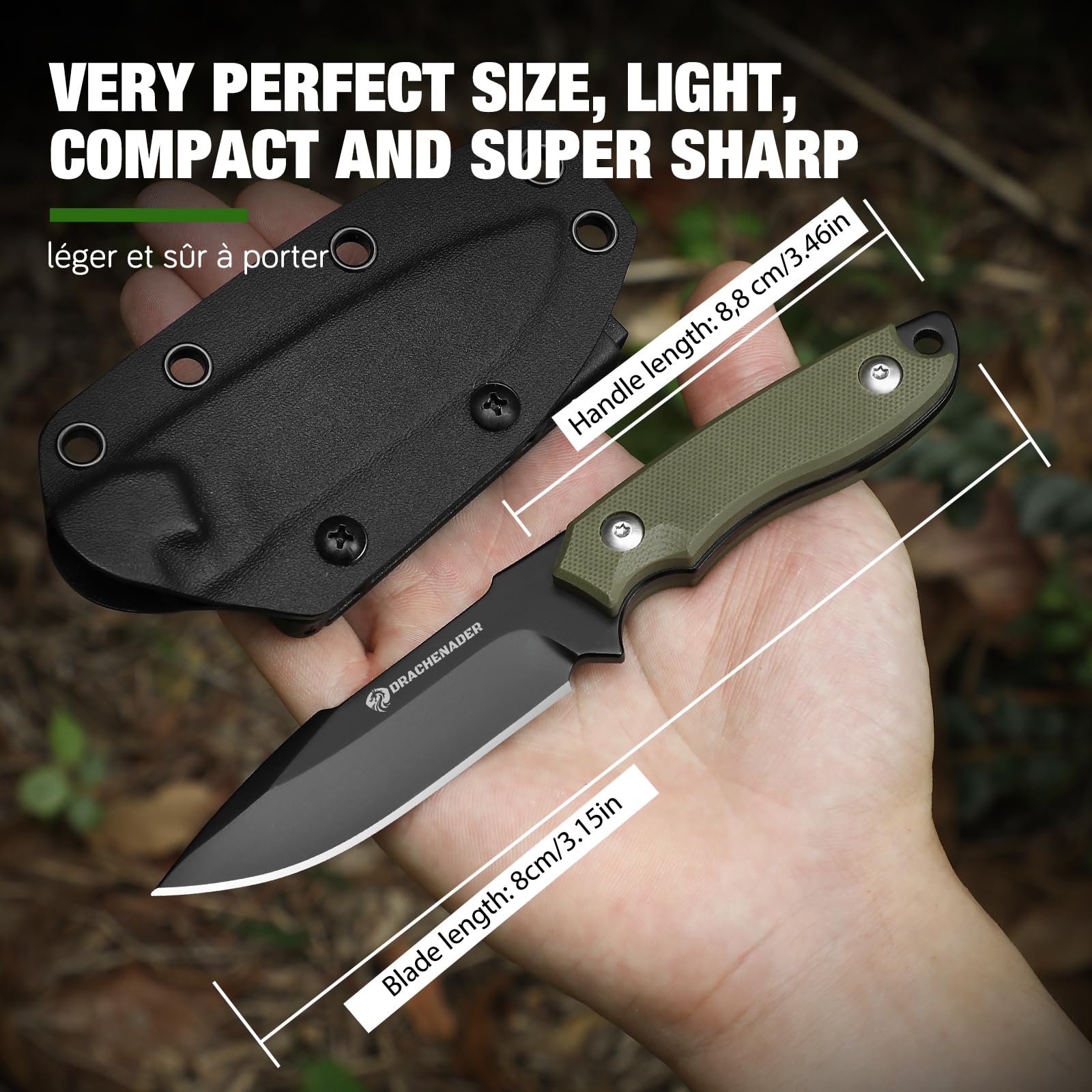 Drachenader compact EDC design balances portability and capability.