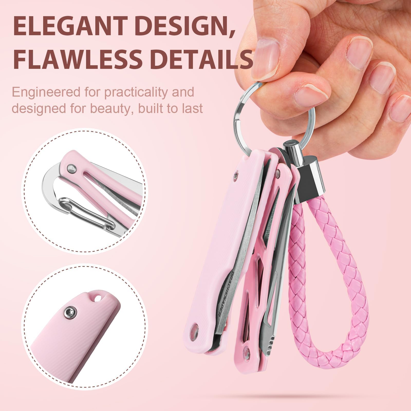 DRACHENADER stainless steel knives offer durability for daily tasks and travel.