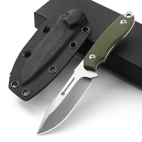 Drachenader small fixed-blade knife 7inch with drop point blade for precise cuts