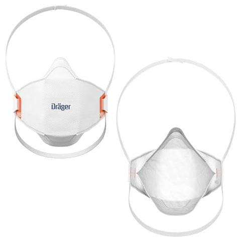 Dräger X-plore 1950 mask side view highlights slim profile for tight spaces