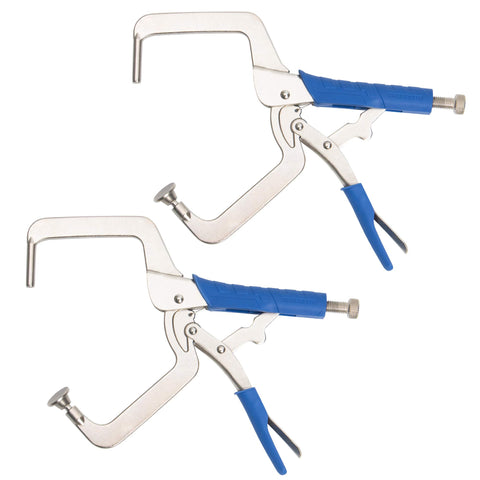 DRAGONITE pocket hole clamp 11-inch right angle for precise pocket joinery.