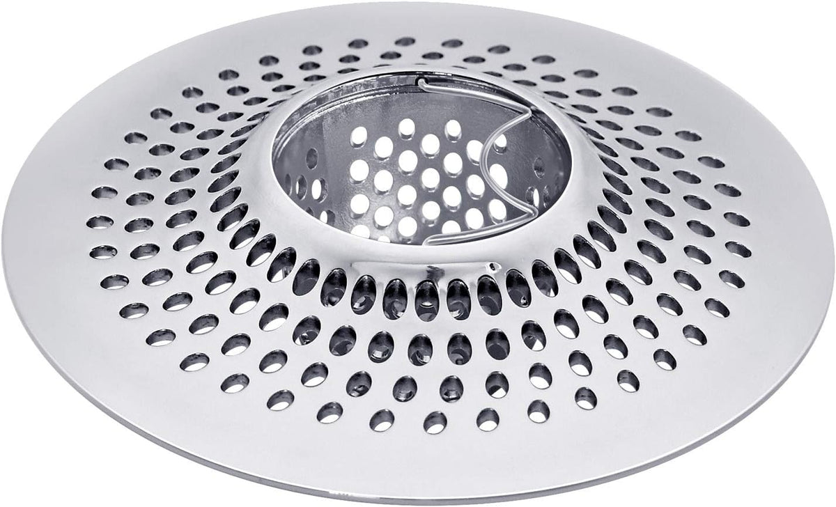 Drain Hair Catcher basket view showing hair capture and smooth water flow.