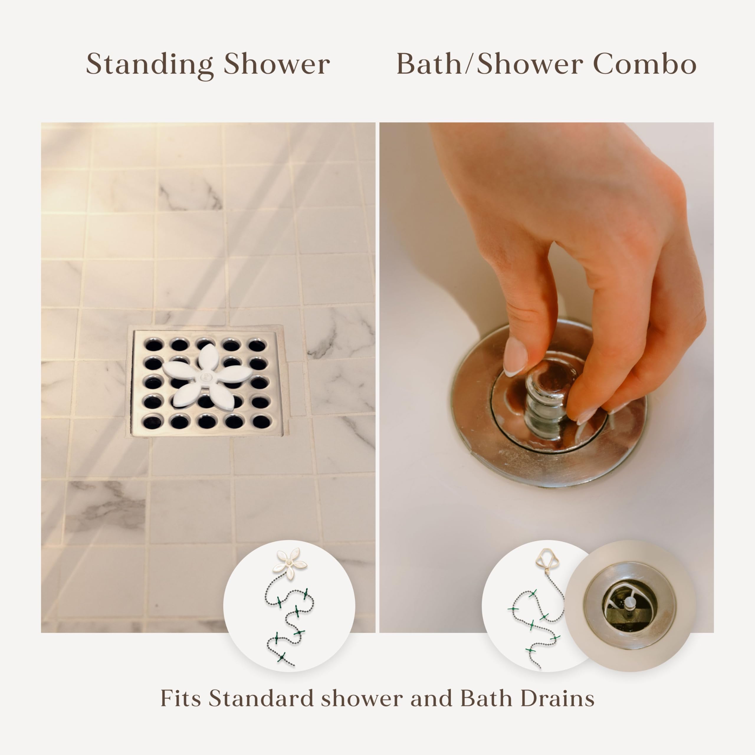 12-pack DrainWig provides value for multiple baths.