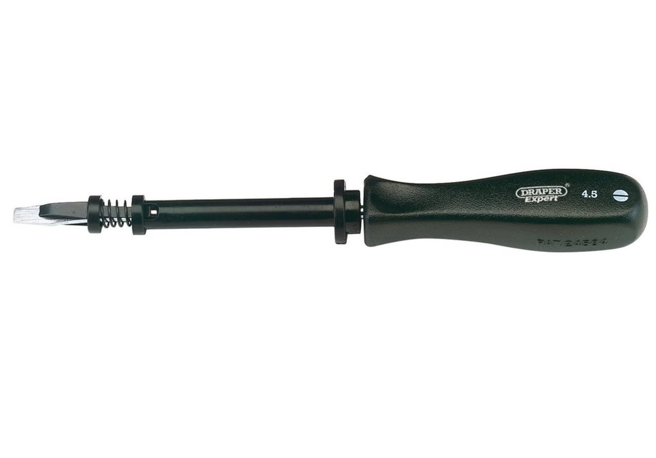 Draper Expert PZ screwdriver close-up emphasizing secure torque and alignment