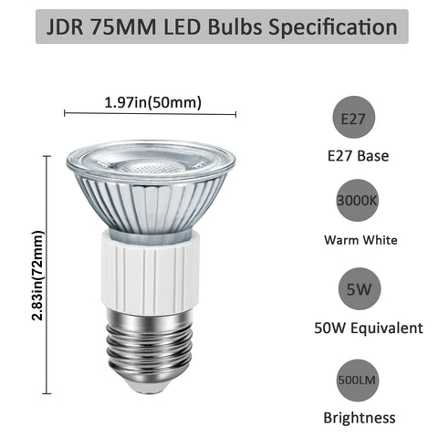 Drart LED appliance bulb 5W 500lm suitable for under-hood lighting.
