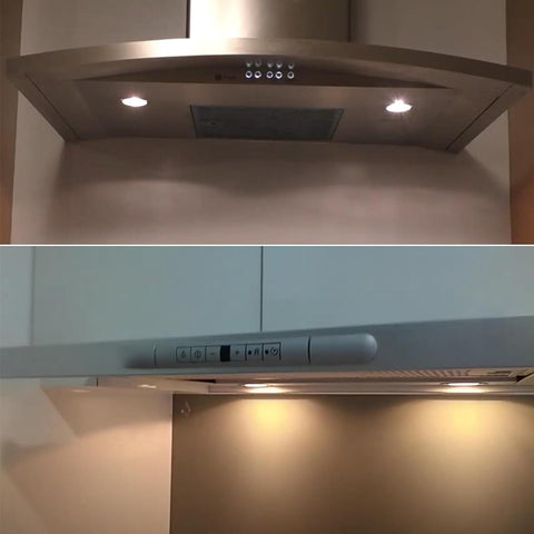 Drart 38-degree narrow beam highlights countertops and artwork.
