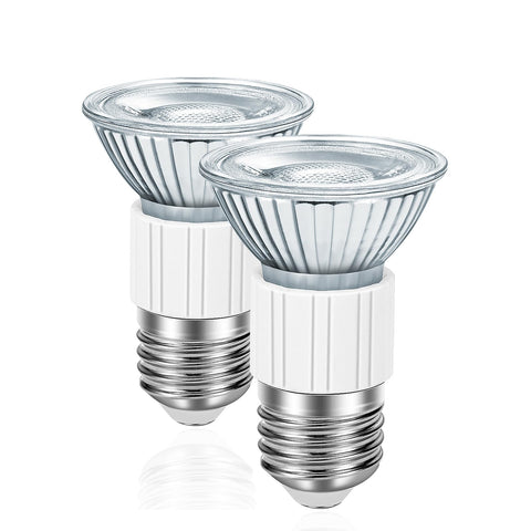 Drart range hood light bulb E27 closeup for 120V installation under the hood.