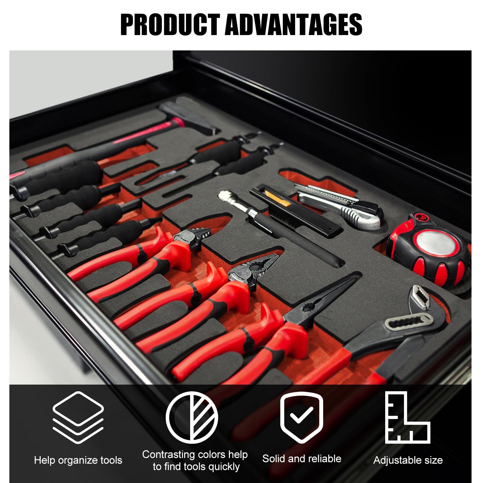Draupnir EVA foam durability ensures long-lasting inserts for tough workshop use