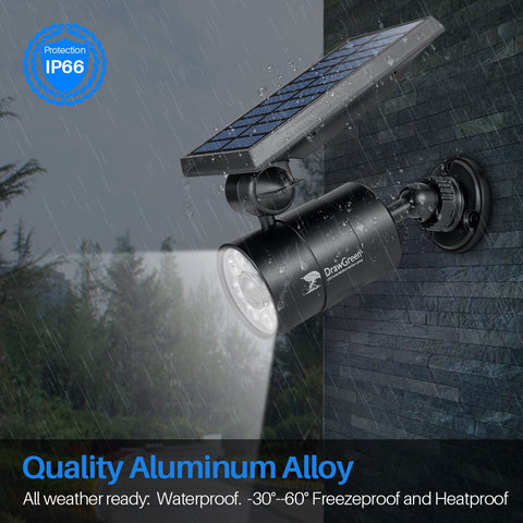 DrawGreen 360-degree rotatable mount maximizes coverage for pathways