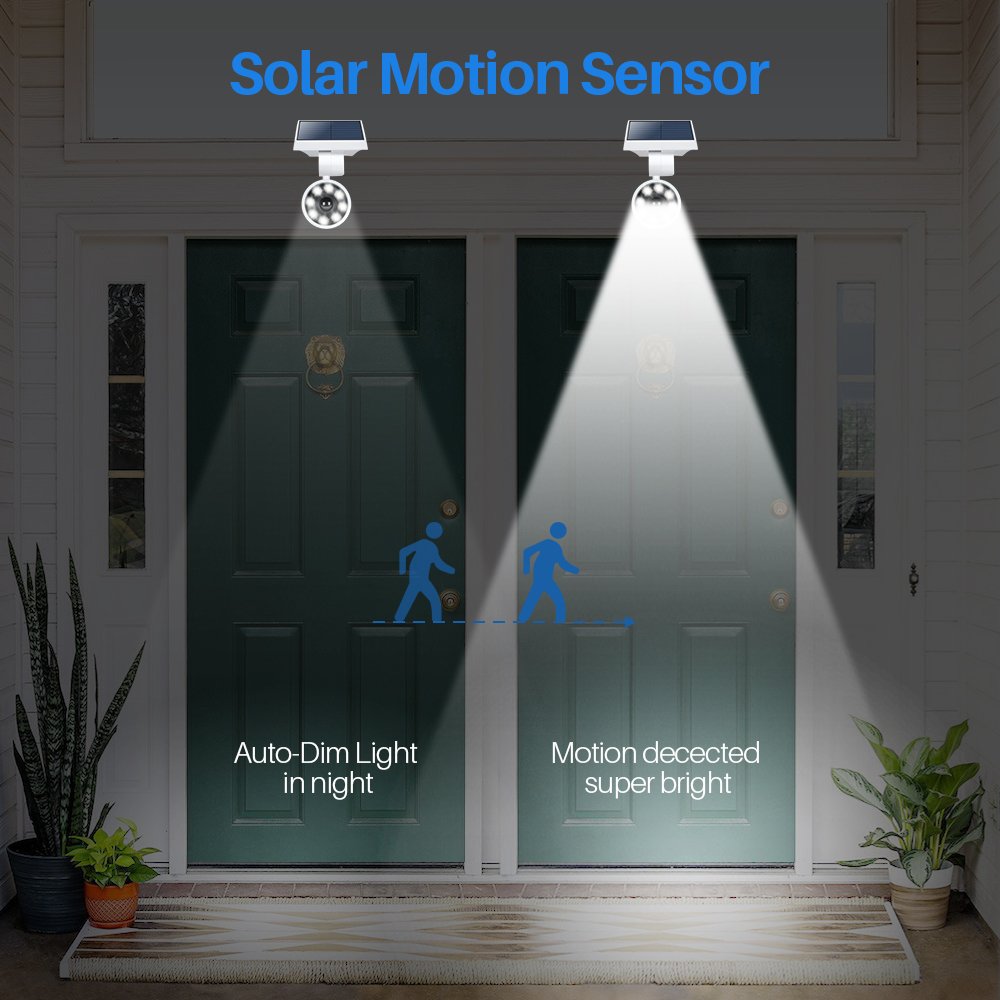 DrawGreen solar motion lights dusk-to-dawn feature provides automatic night lighting.