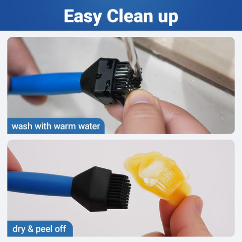 DrawPies glue spreader delivering even coverage on surfaces