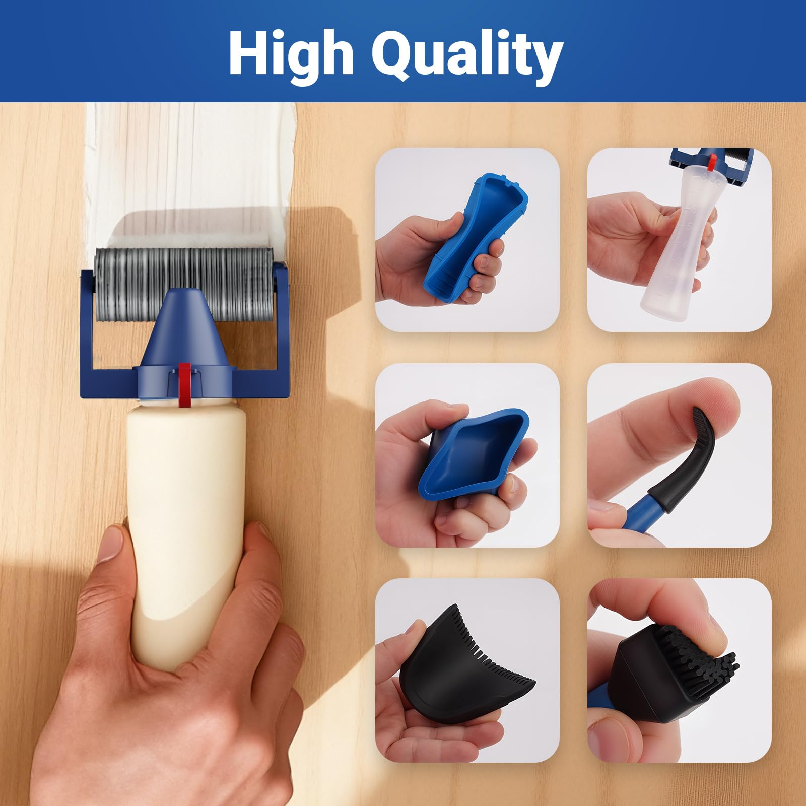DrawPies silicone glue brushes resist buildup for quick cleanup