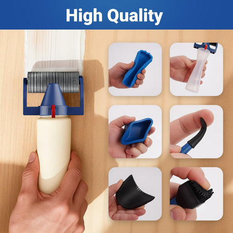 DrawPies silicone glue brushes resist buildup for quick cleanup