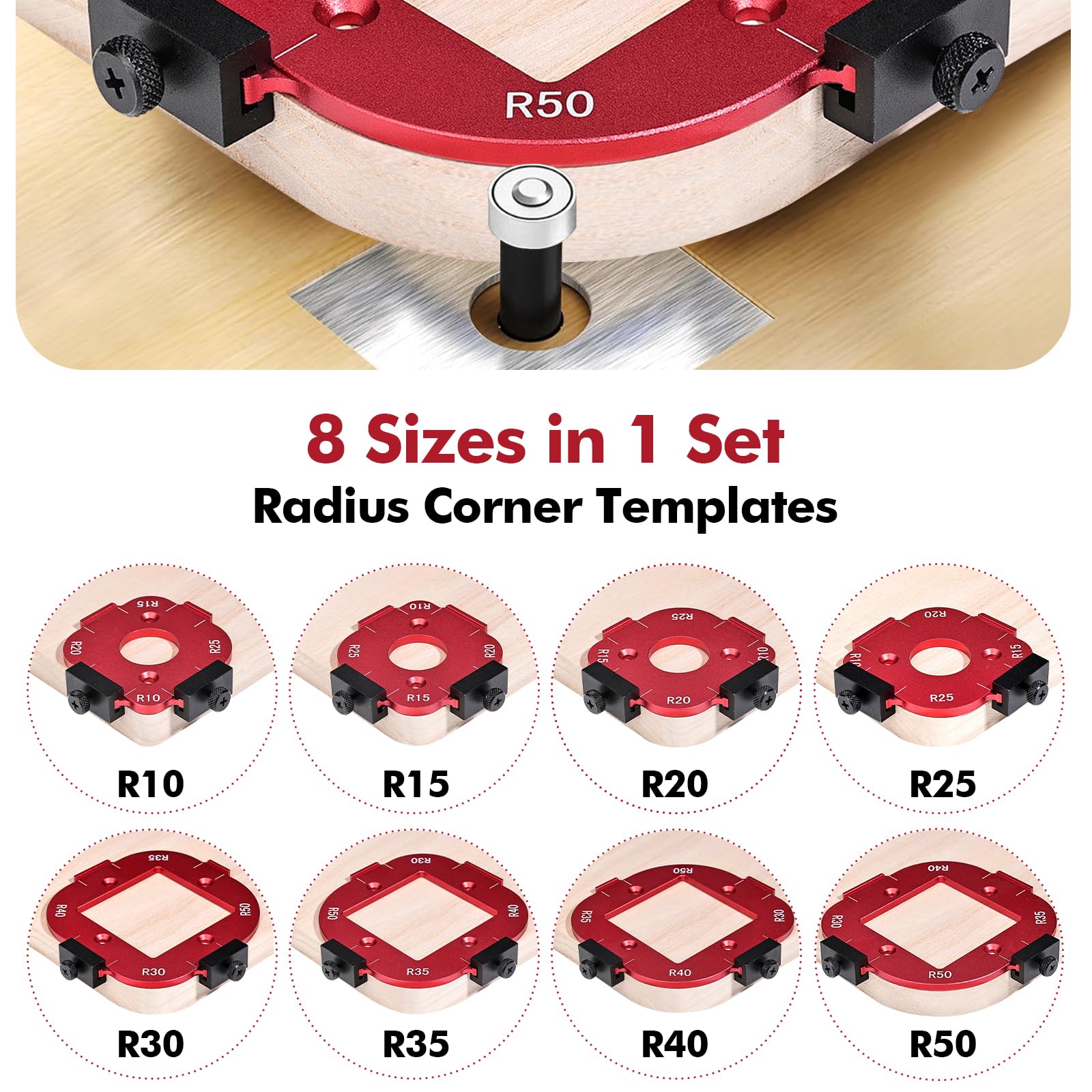 DRAXZOR aluminum alloy construction ensures durable, accurate templates for long-term use