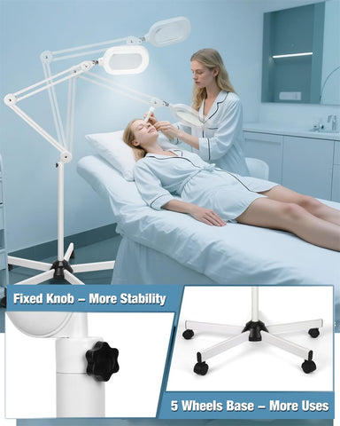 Drdefi magnifying light with five color modes for versatile lighting tasks.