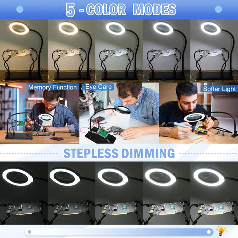 Drdefi adjustable heights offer flexible soldering angles for various tasks.