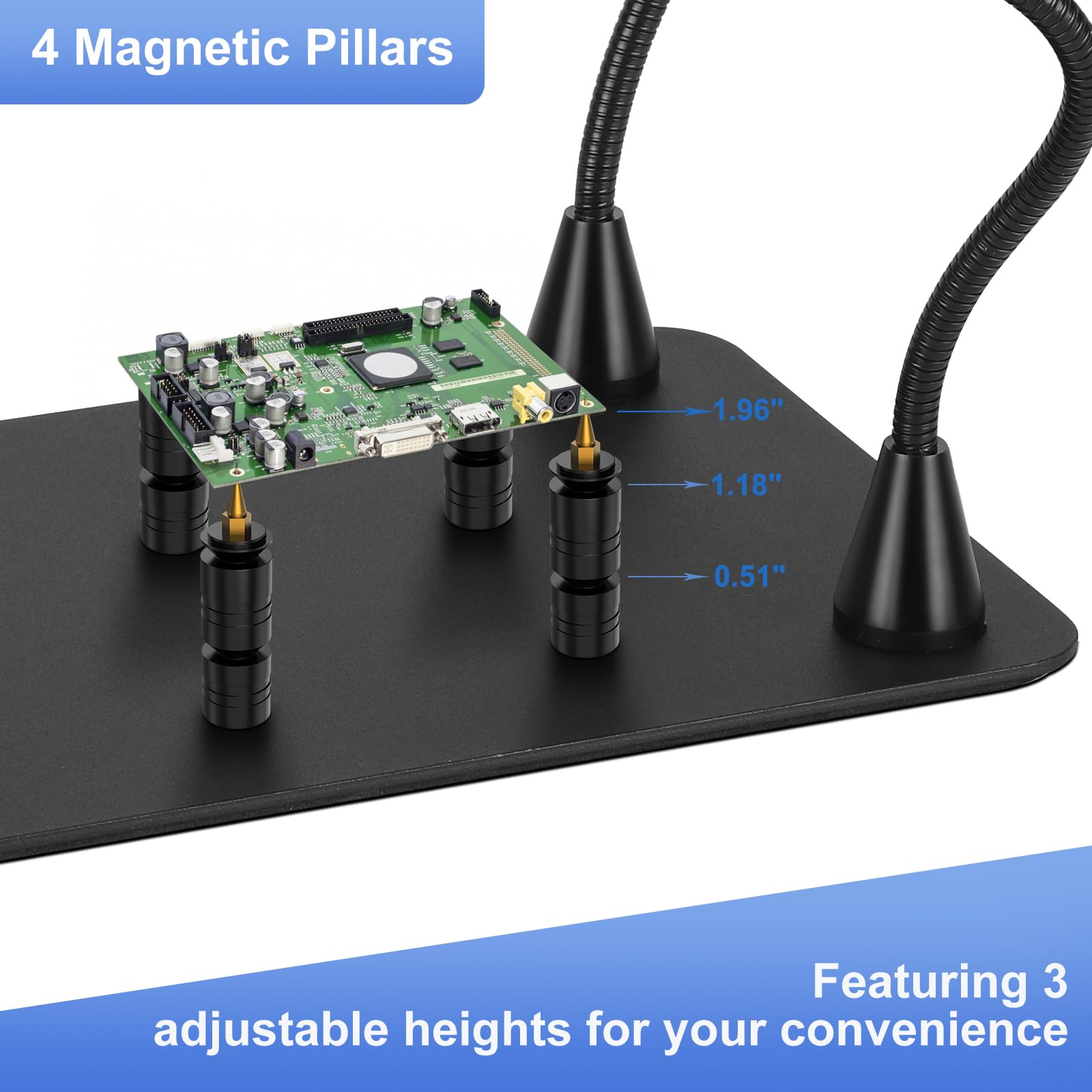Drdefi demagnetization-resistant design protects sensitive parts during use.