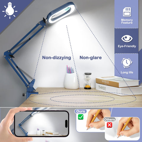 Drdefi heavy base magnifier stand providing stable support