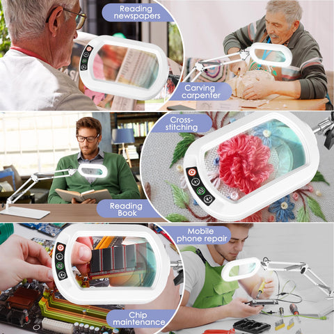 Drdefi real glass lens provides crisp magnification for jewelry and miniatures.