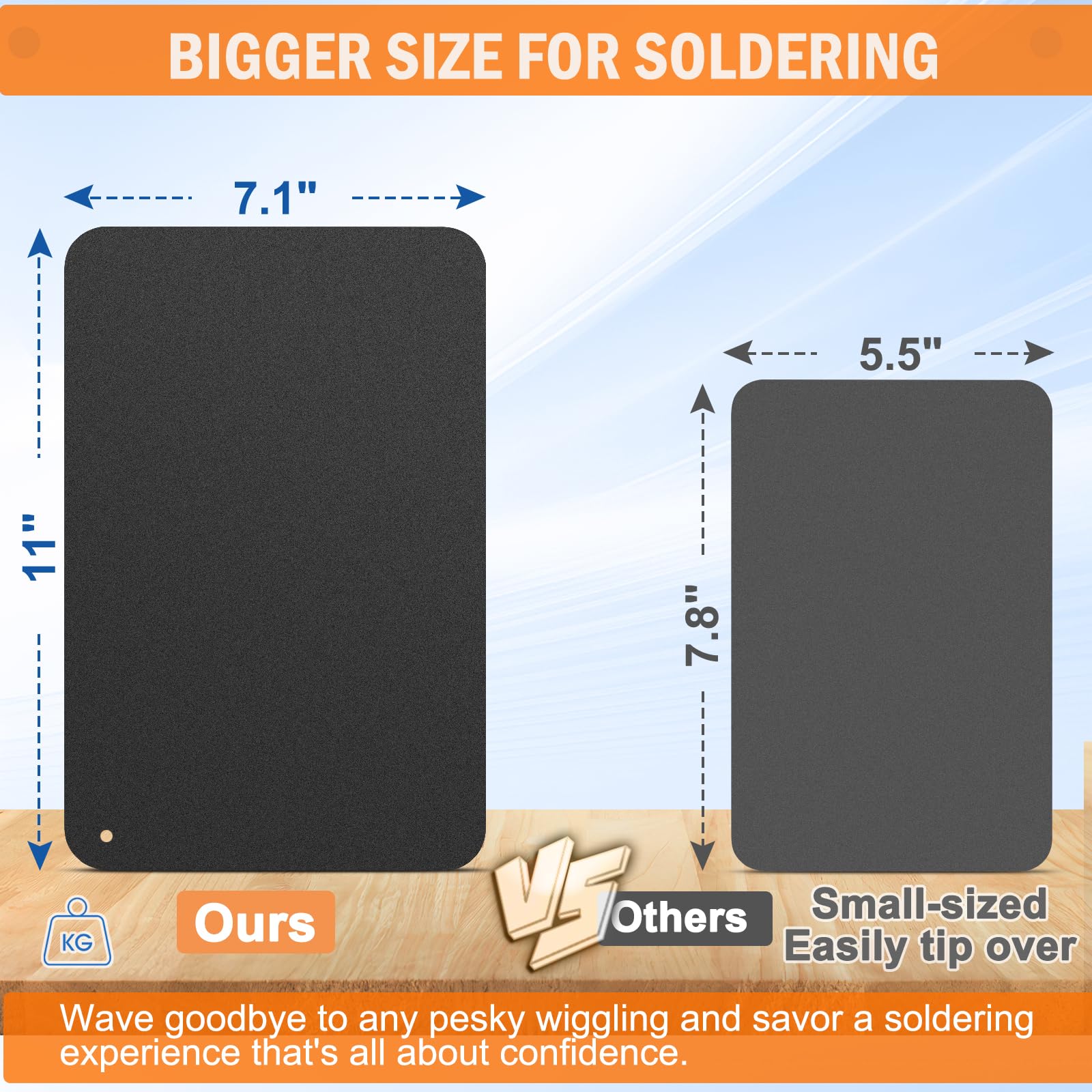 Drdefi Soldering Helping Hands head switch LED offers adjustable brightness.